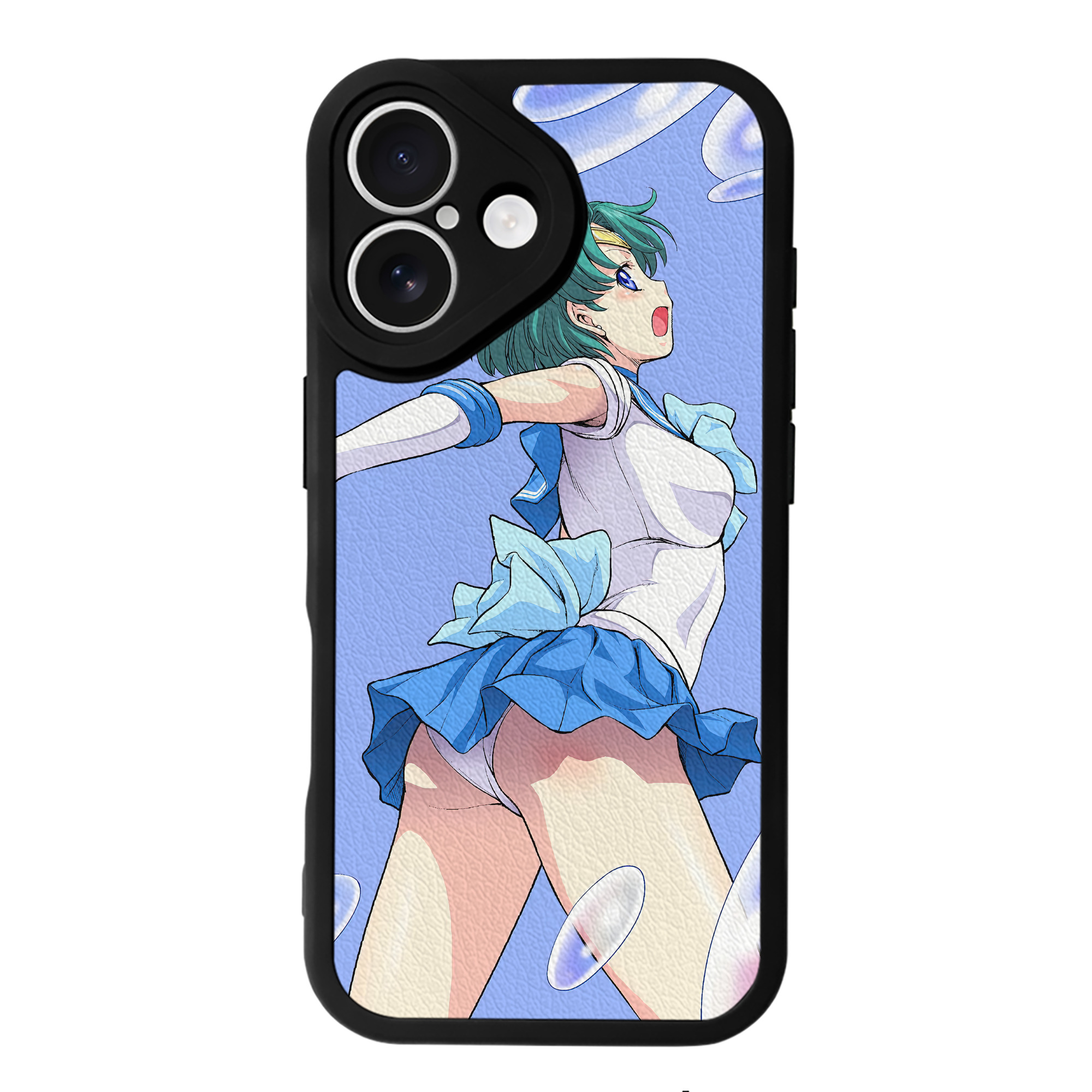 （画像用） 美少女戦士セーラームーン Sailor Moon 【iPhone 16シリーズ対応】シリコンスマホケース（レザー調） 材質：シリコン